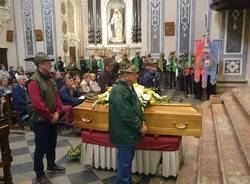 I funerali di Tugnin, l'alpino più anziano di Varese