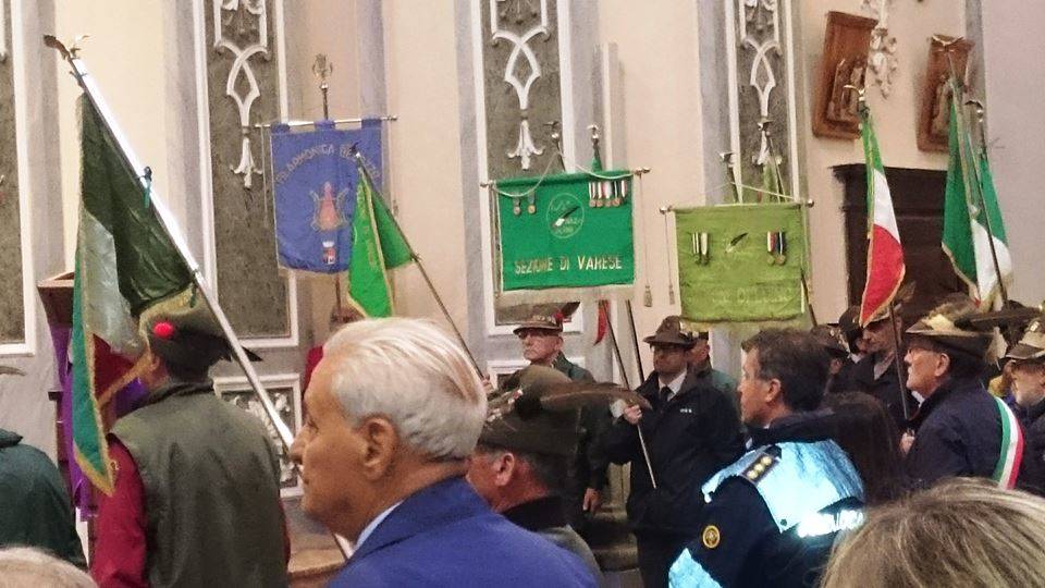 I funerali di Tugnin, l'alpino più anziano di Varese