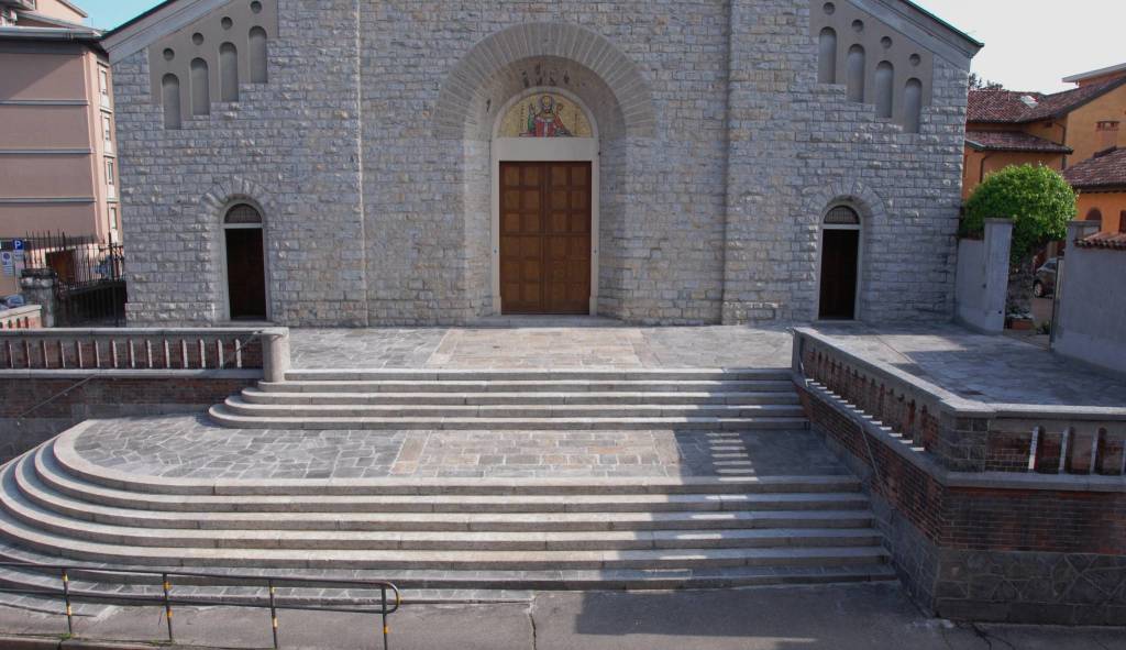 IL nuovo sagrato della chiesa di Giubiano