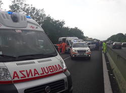 incidente A8 Legnano 20 maggio 2018