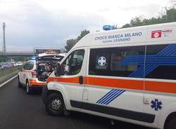 incidente A8 Legnano 20 maggio 2018