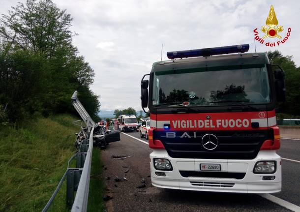 Incidente stradale sull’autostrada A26