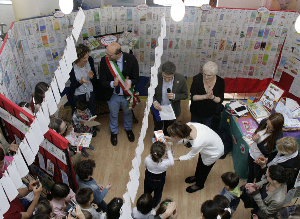 Induno Olona - L'inaugurazione della Biblioteca dei bambini