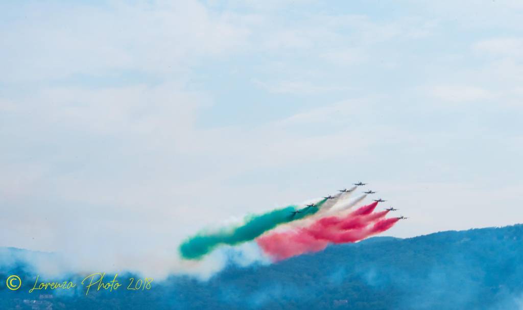 La bellezza delle frecce tricolori