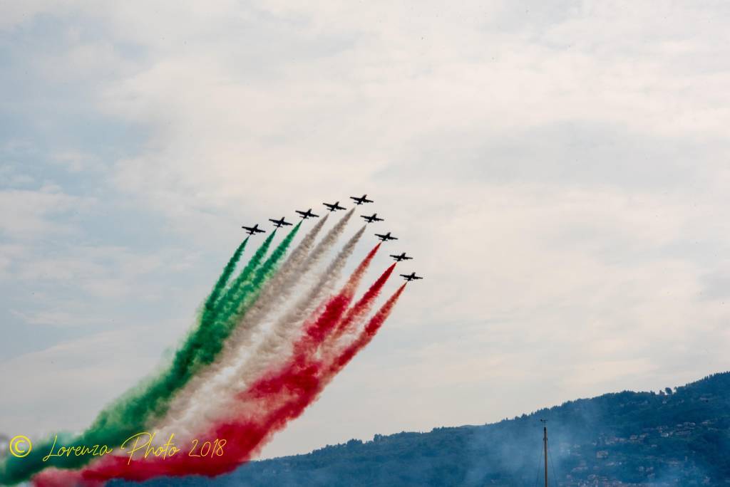 La bellezza delle frecce tricolori