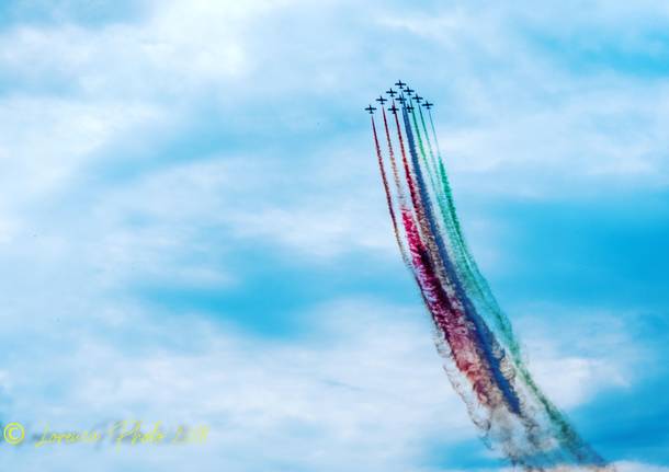 La bellezza delle frecce tricolori