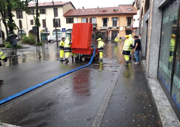 maltempo allagamenti castellanza 9 maggio 2018