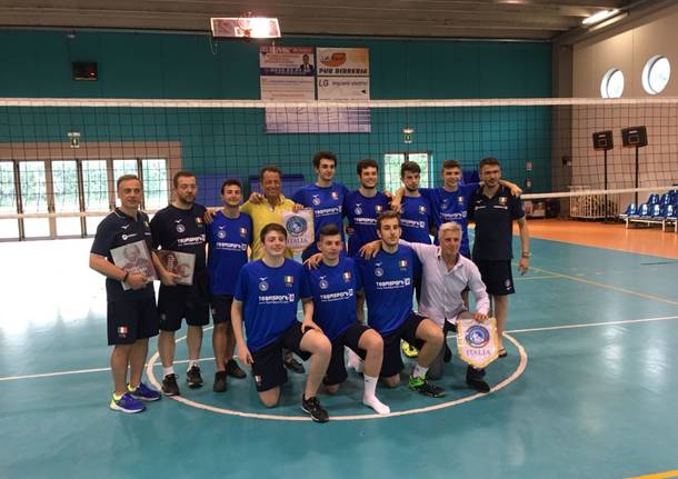 La nazionale di volley sordi U21 in allenamento a Mornago