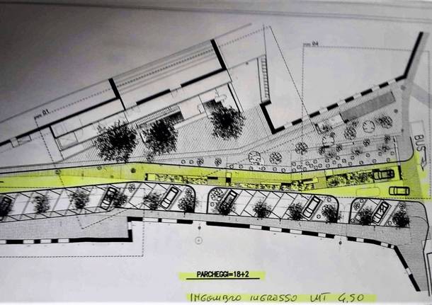 progetto commercianti piazza XXV Aprile gorla minore