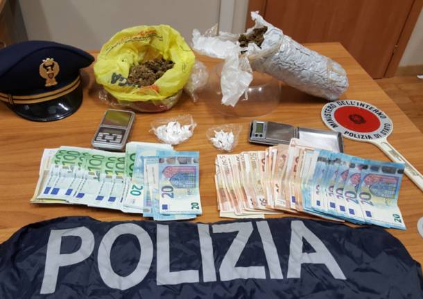 sequestro marijuana cocaina polizia busto arsizio