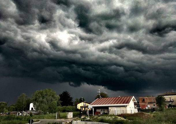 Temporale nel Varesotto maggio 2018