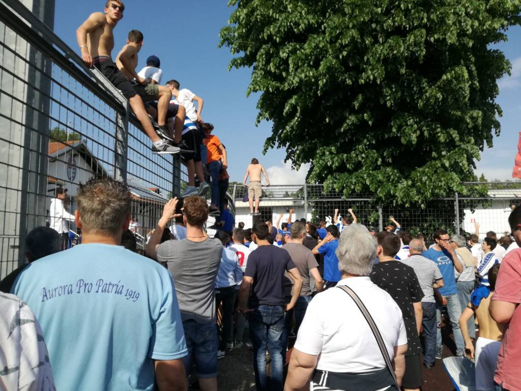 tifosi pro patria promozione serie c 2018