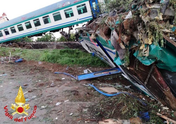 Torino - Incidente ferroviario Caluso