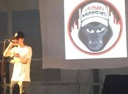 urban monkeys  on stage talent show maggio 2018