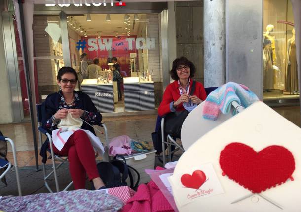VareseSolidale: i banchetti in corso Matteotti