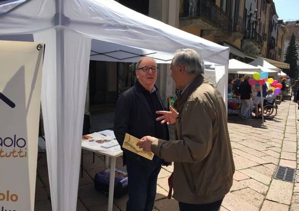VareseSolidale: i banchetti in corso Matteotti