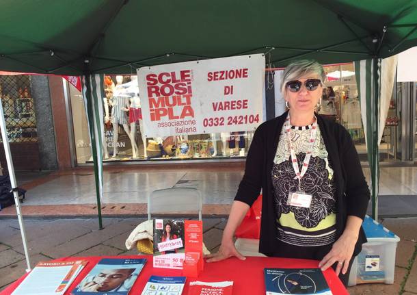 VareseSolidale: i banchetti in corso Matteotti