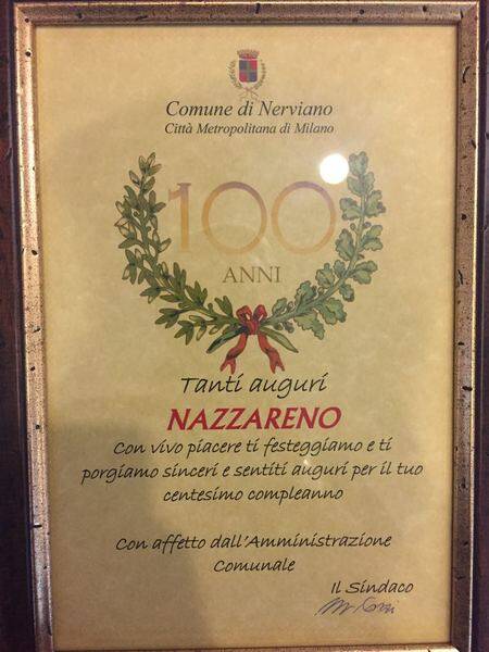 100 anni Nazzareno Bellanca Nerviano  7 