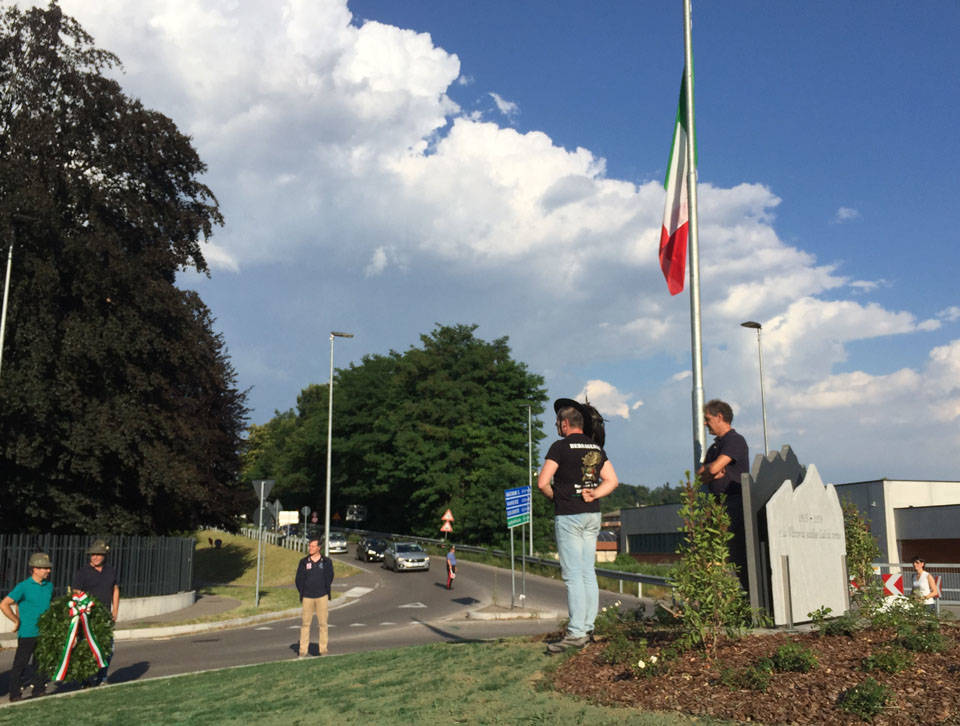 Brunello - Inaugurata la rotonda