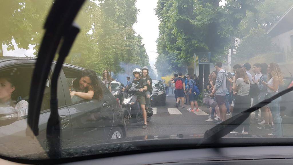 La fine della scuola a Gallarate