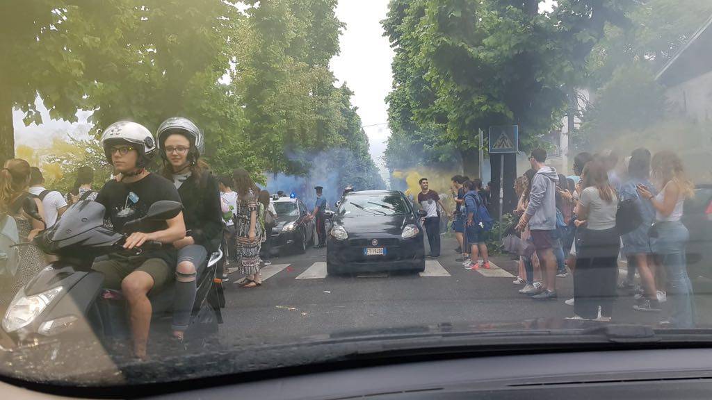 La fine della scuola a Gallarate