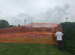 Iniziati i lavori alla pista di atletica di Calcinate degli Orrigoni