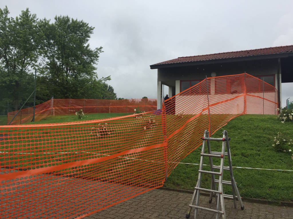 Iniziati i lavori alla pista di atletica di Calcinate degli Orrigoni