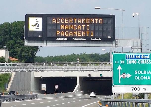 accertamento mancati pedaggi