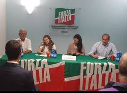 Giusy Versace alla sede di Forza Italia