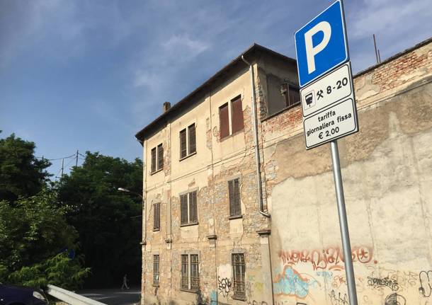 IL nuovo parcheggio di via Cimone