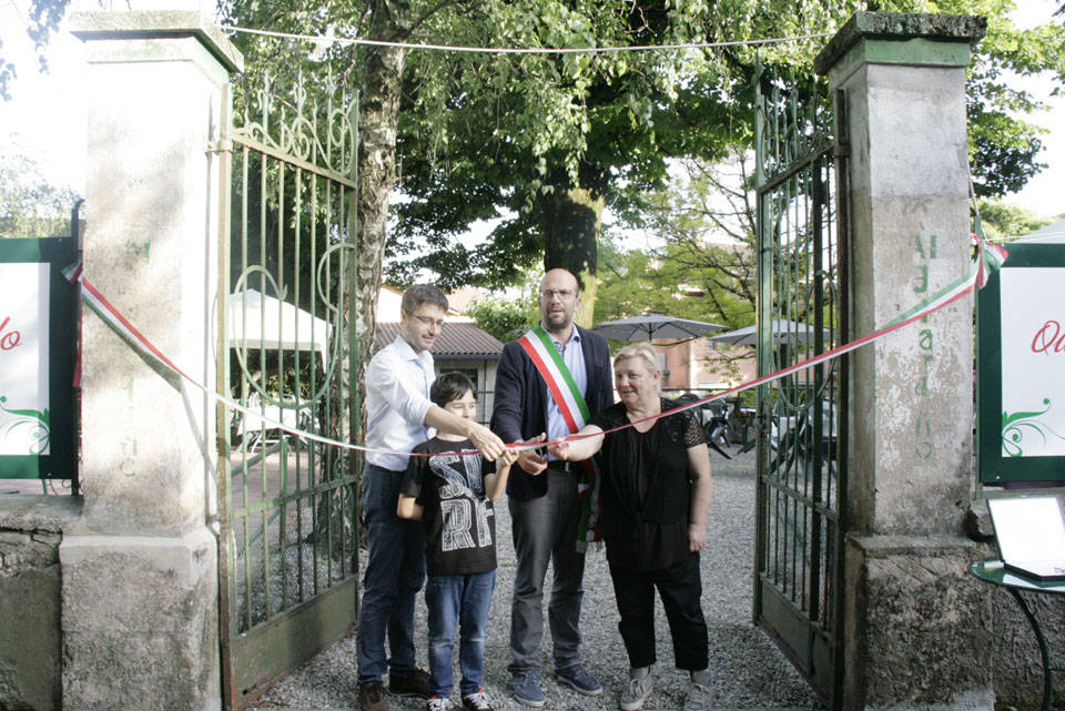 Induno Olona - Riapertura del giardino Soms