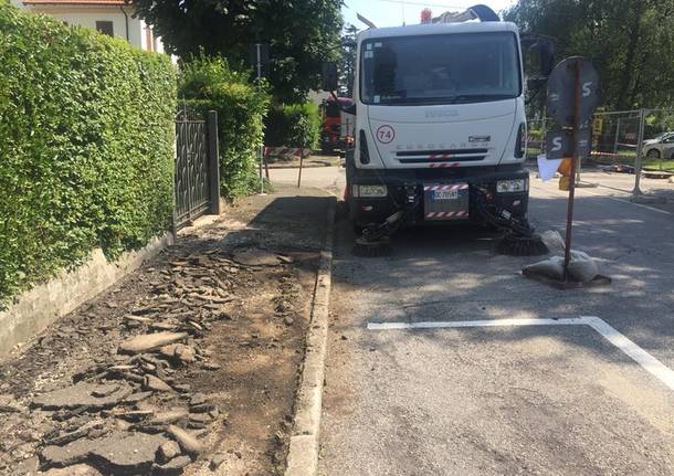 Iniziati i lavori per i marciapiedi del quartiere Belfiore