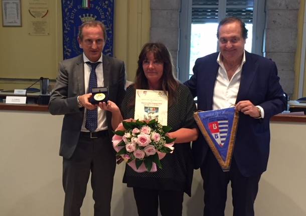 premiazione pro patria sala consiglio busto arsizio 2018