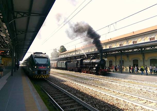 Un treno a vapore per il varesotto