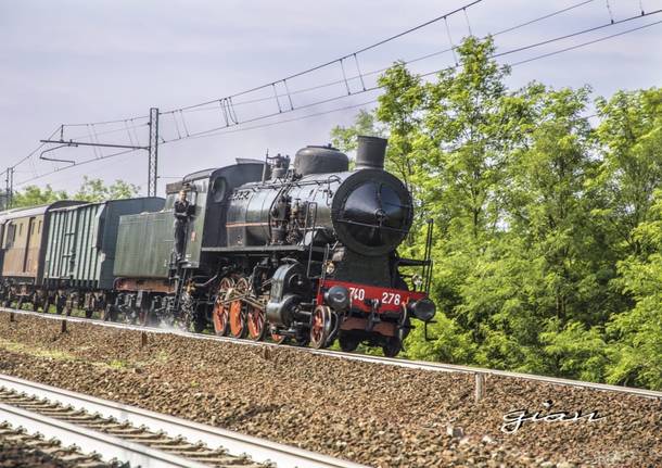 Un treno a vapore per il varesotto