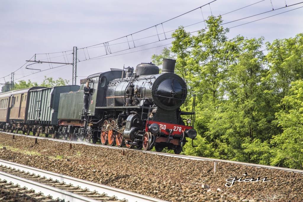 Un treno a vapore per il varesotto