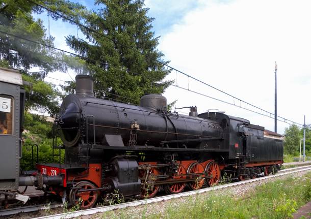 Un treno a vapore per il Varesotto