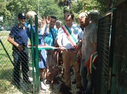 Vedano Olona - Inugurata la "dog area"