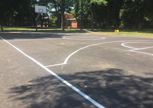 Il campo da basket “playground” a Ronchi di Gallarate