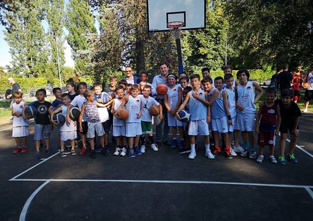 Campo basket Ronchi inaugurazione