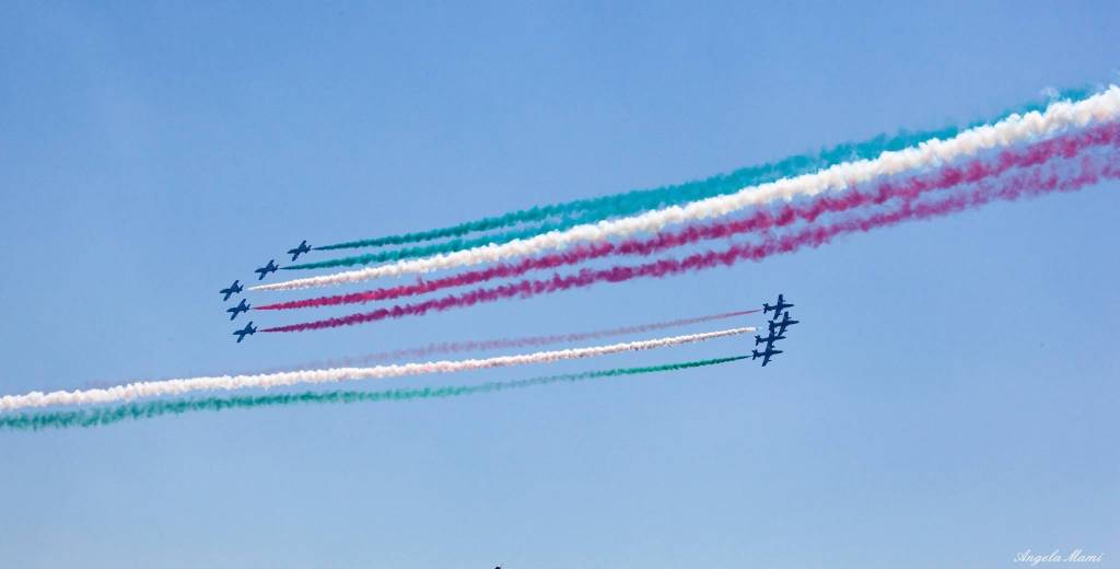 Frecce Tricolore nel cuore italiano