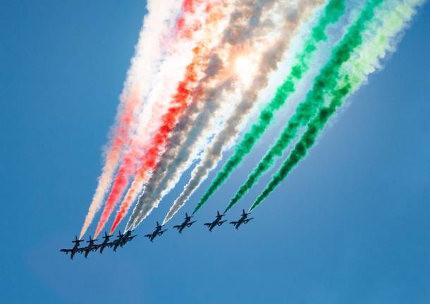 Frecce Tricolore nel cuore italiano