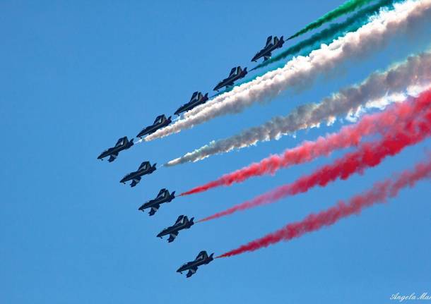 Frecce Tricolore nel cuore italiano