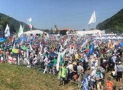 Pontida, le foto dei leghisti varesini in trasferta