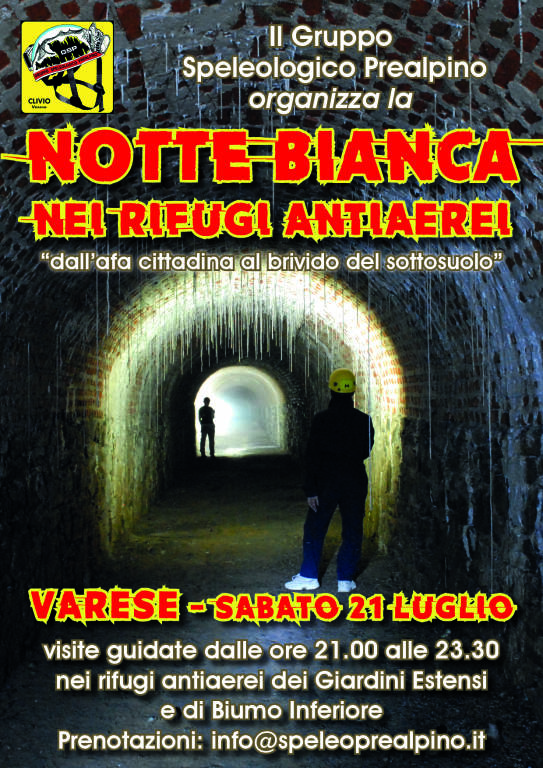 La notte bianca nei rifugi antiaerei
