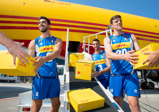 Le nazionali di Volley a Malpensa