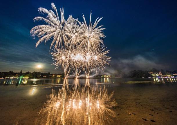 I fuochi d\'artificio di Sesto Calende 2018