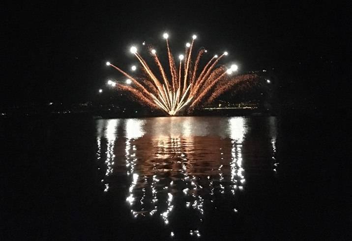 I fuochi d\'artificio di Luino 2018