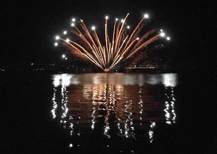 I fuochi d\'artificio di Luino 2018
