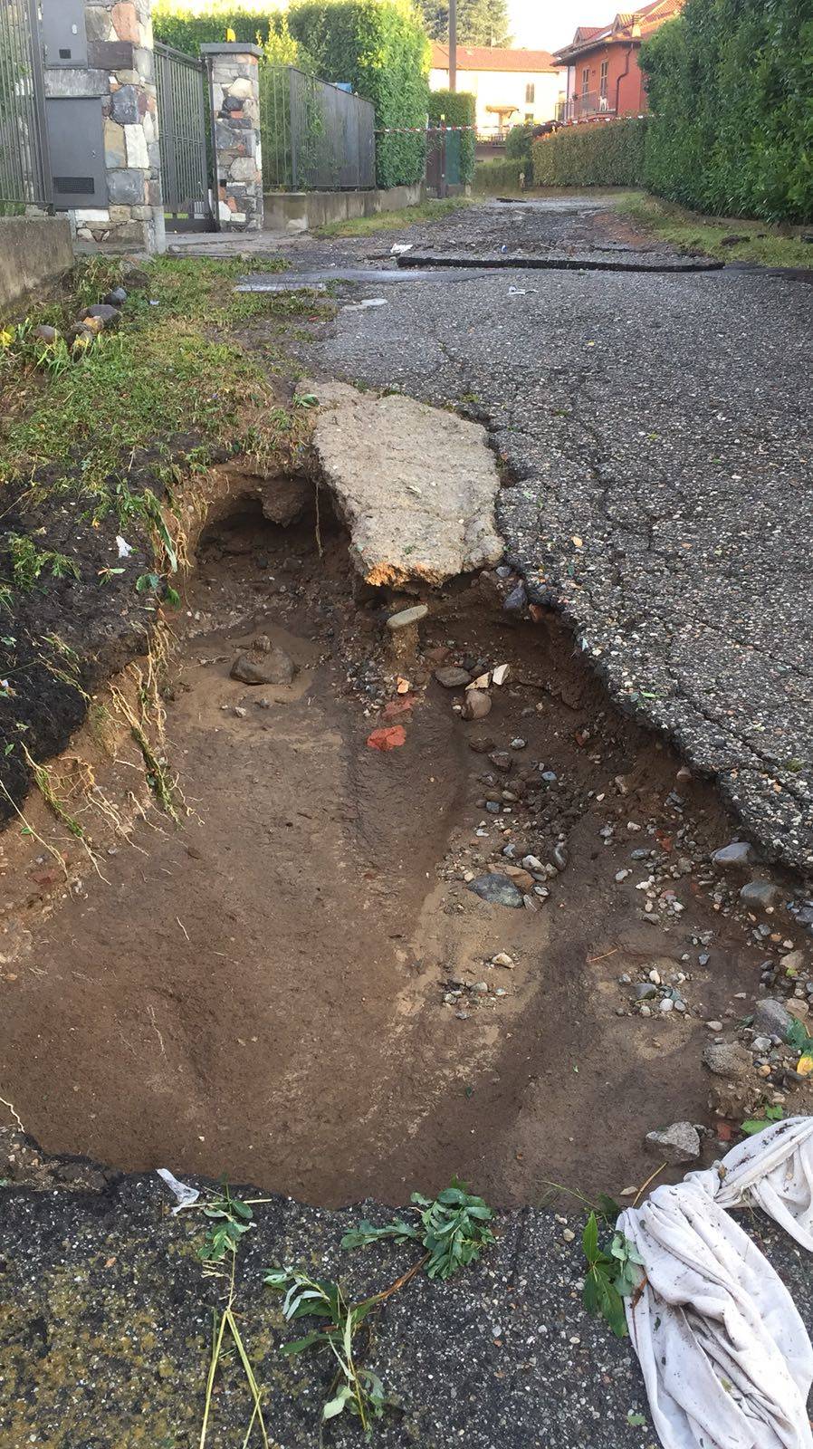 Biandronno alluvionata